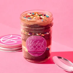 Birthday Party Gift Box -HICKORY FARMS Sales 003599 label alt mardigras 2