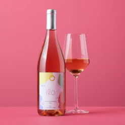 Date Night Cupcake 2-Pack & Rosé Gift Set -HICKORY FARMS Sales 003623 alt pink 1