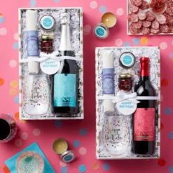 Birthday Sparkling Wine & Savory Snack Collection -HICKORY FARMS Sales 006434 006435 3