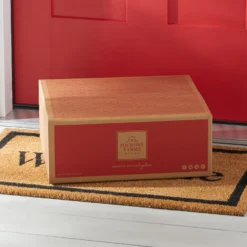 Thank You Hearty Bites & Wine Gift Basket -HICKORY FARMS Sales 161406 shipping box