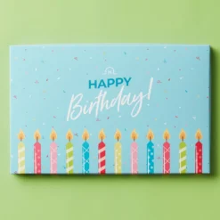 Birthday Hearty Party Gift Box -HICKORY FARMS Sales 18 birthday lid outside 3