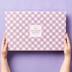 Summer Charcuterie & Chocolate Gift Box -HICKORY FARMS Sales 18 spring lid outside 5