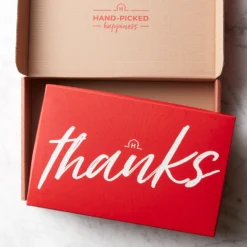 Thank You Charcuterie & Sweets Gift Box With Wine -HICKORY FARMS Sales 18 thank you mailer 3