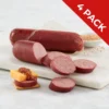 4-Pack: All-Natural Beef Summer Sausage -HICKORY FARMS Sales 4 pack all natural beef summer sausage 004731 1
