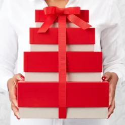 Gourmet Meat & Cheese Gift Tower -HICKORY FARMS Sales 4 tier core tower alt