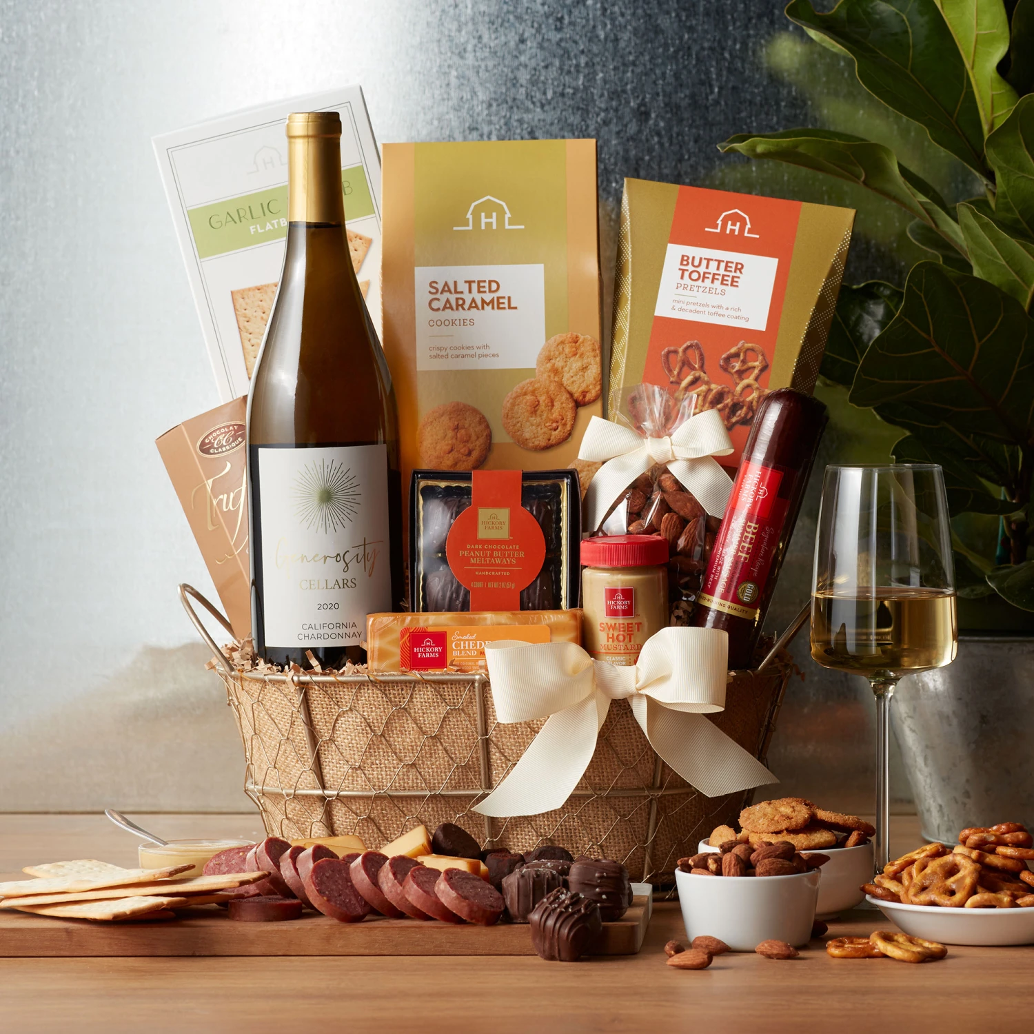 California Gourmet Wine Gift Basket 3 California Gourmet Wine Gift Basket