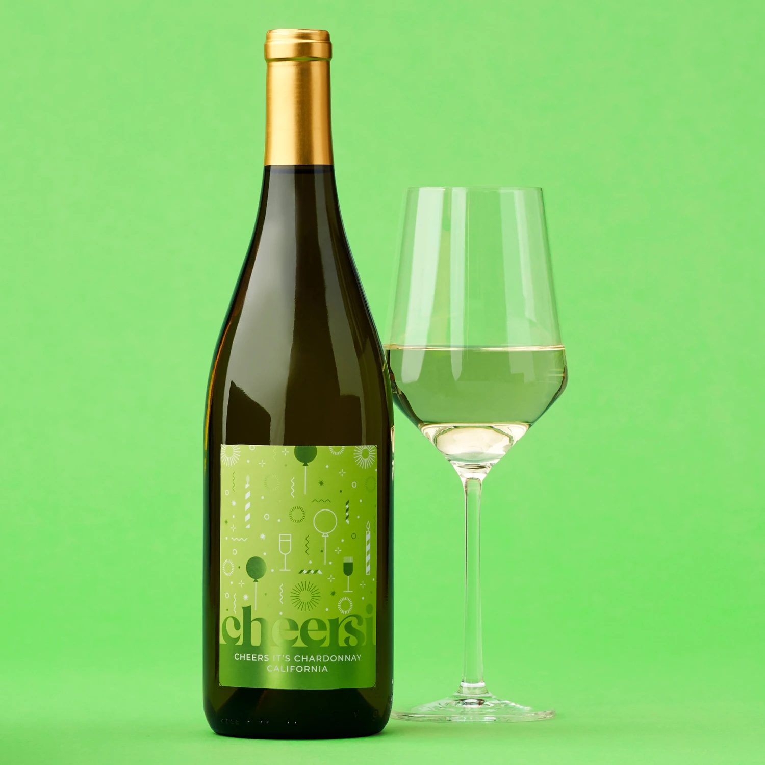 Cheersi Cheers It's Chardonnay California Wine 4 Cheersi Cheers It's Chardonnay California Wine - Image 2