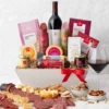 Deluxe Charcuterie & Wine Gift Basket -HICKORY FARMS Sales deluxe charcuterie wine gift basket 006436 1