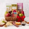 Deluxe Fruit & Snack Gift Basket 1 Deluxe Fruit & Snack Gift Basket -HICKORY FARMS Sales deluxe fruit snack gift basket 006965 1 3