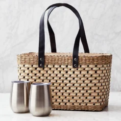 Deluxe Gourmet Picnic Gift Basket With Wine -HICKORY FARMS Sales deluxe gourmet picnic gift basket 006547 3 5