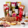 Deluxe Sip & Snack Wine Gift Basket 1 Deluxe Sip & Snack Wine Gift Basket -HICKORY FARMS Sales deluxe sip and snack gift basket 000827 1 3