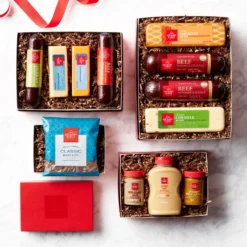 Gourmet Meat & Cheese Gift Tower -HICKORY FARMS Sales gourmet meat cheese gift tower 123340 3 4