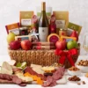 Grand Fruit & Wine Gift Basket -HICKORY FARMS Sales grand fruit wine basket 006966 1