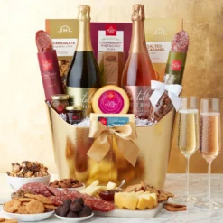 Grand Sparkling Wine Gift Basket