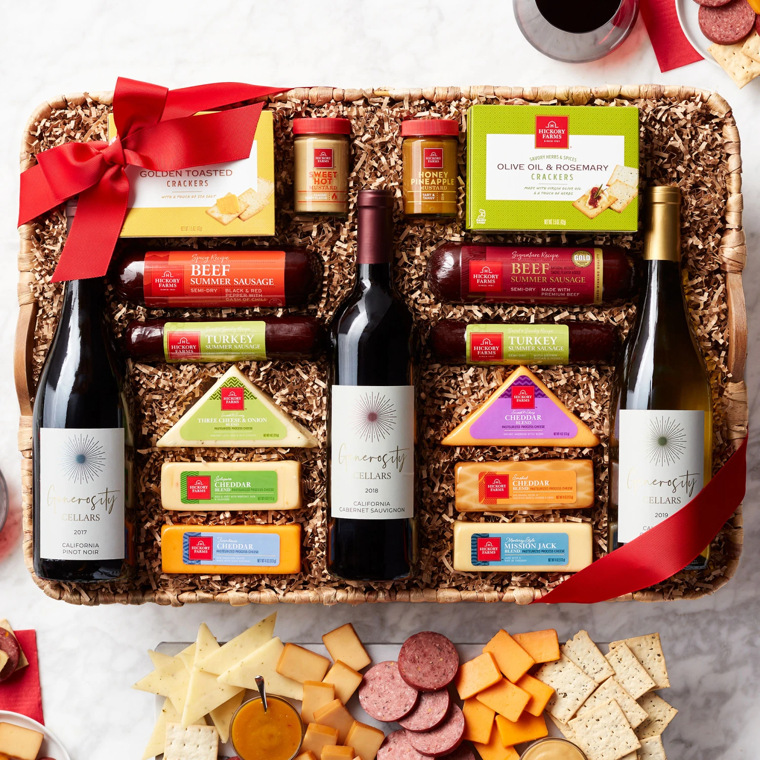 Grand Wine Party Gift Basket 3 Grand Wine Party Gift Basket