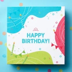 Let’s Party Birthday Wine Gift Box -HICKORY FARMS Sales lets party birthday wine gift box 006437 lid