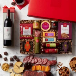 Front Page 56 Premium Charcuterie & Chocolate Gift Box With Wine