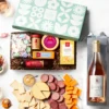 Buds & Blooms Gift Box With Wine -HICKORY FARMS Sales spring celebration and rose gift set 003357 1 1
