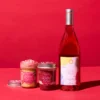 Date Night Cupcake 2-Pack & Rosé Gift Set -HICKORY FARMS Sales valentines day cupcake 2 pack rose gift set 003741 1