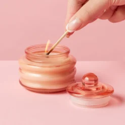 Luxury Spa & Sparkling Wine Gift Set -HICKORY FARMS Sales vanilla mini class candle 002334 2