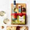 White Wine & Cheese Board Gift Set -HICKORY FARMS Sales white wine and cheese board gift set 001239 1